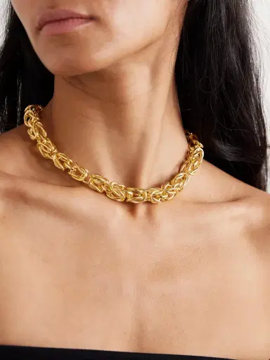 TOTEME Byzantine Gold-plated Necklace | Thumbnail 2 TOTEME Byzantine Gold-plated Necklace | Thumbnail 2