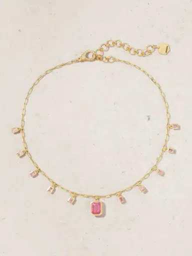 SHAY 18-karat Rose Gold, Sapphire And Diamond Necklace | Thumbnail 4 SHAY 18-karat Rose Gold, Sapphire And Diamond Necklace | Thumbnail 4
