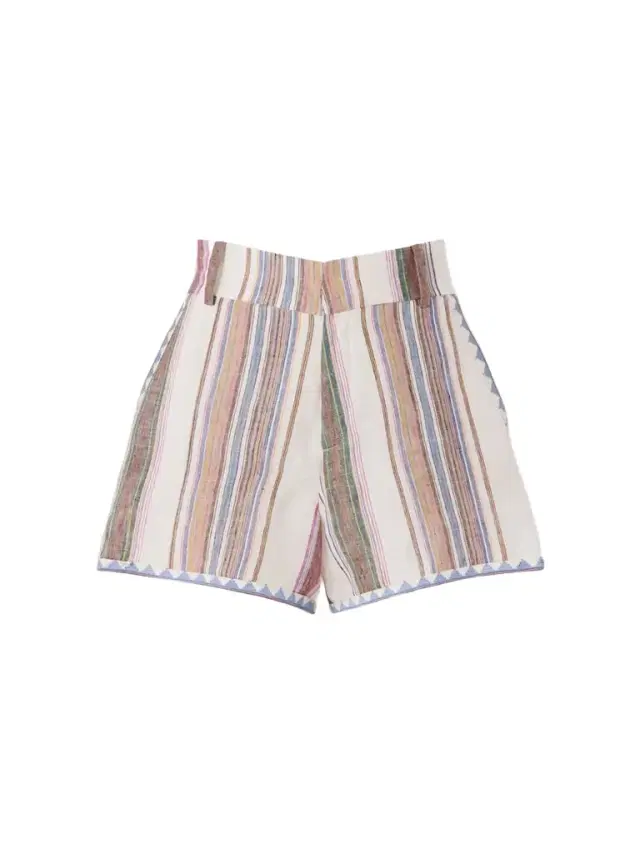 Striped Linen Shorts