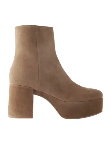 Gianvito Rossi Sally 75 Suede Ankle Boots' | Thumbnail 1 Gianvito Rossi Sally 75 Suede Ankle Boots' | Thumbnail 1