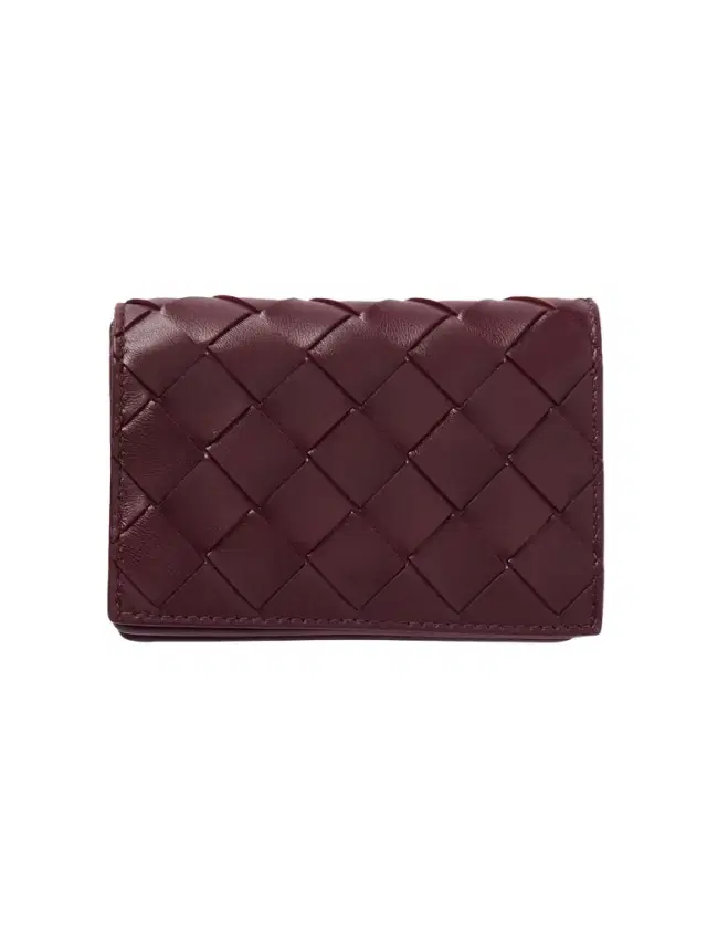 Intrecciato Leather Cardholder