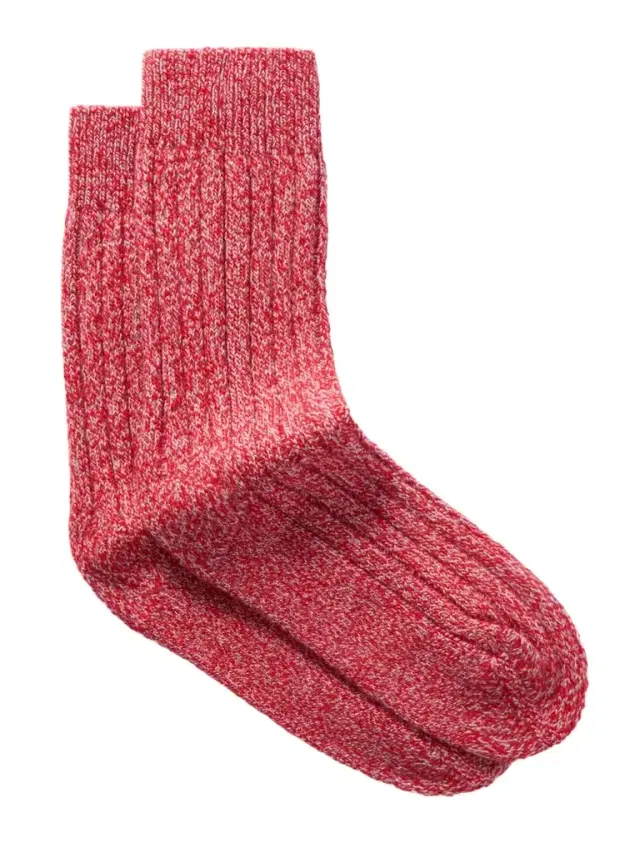 Ribbed Cashmere Socks