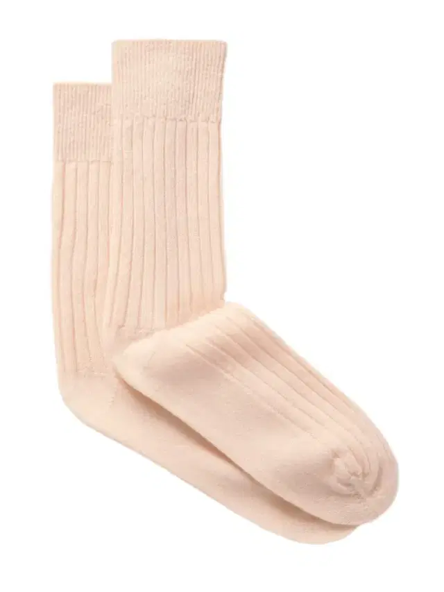 Ribbed Cashmere Socks