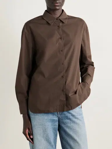 Nili Lotan Amante Cotton-poplin Shirt | Thumbnail 3 Nili Lotan Amante Cotton-poplin Shirt | Thumbnail 3