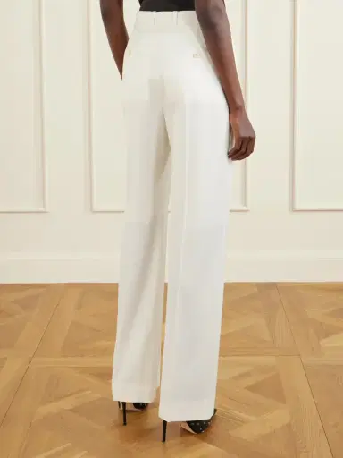 Alexander McQueen Grain De Poudre Wool Straight-leg Pants | Thumbnail 4 Alexander McQueen Grain De Poudre Wool Straight-leg Pants | Thumbnail 4