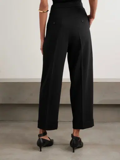 Max Mara Pleated Wool-blend Wide-leg Pants | Thumbnail 3 Max Mara Pleated Wool-blend Wide-leg Pants | Thumbnail 3