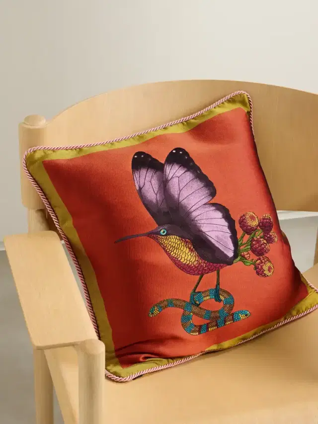 + Beto Val Satin-jacquard Cushion