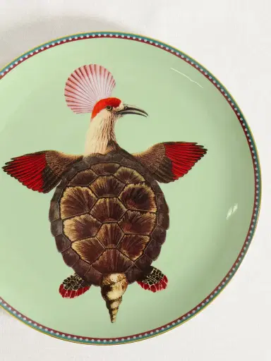 La DoubleJ + Beto Val Gold-plated Porcelain Plate | Thumbnail 3