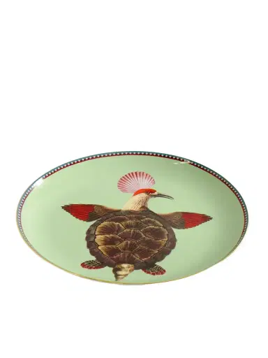 La DoubleJ + Beto Val Gold-plated Porcelain Plate | Thumbnail 1