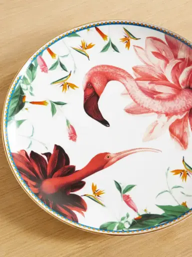 La DoubleJ + Beto Val Gold-plated Painted Porcelain Plate | Thumbnail 3
