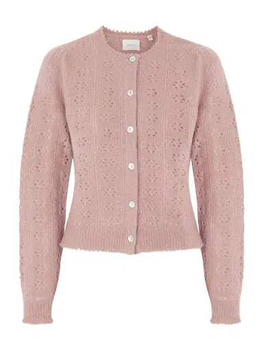 DÔEN Emery Pointelle-knit Cardigan | Thumbnail 1