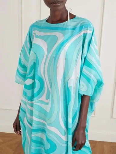 PUCCI Printed Cotton-voile Kaftan | Thumbnail 3 PUCCI Printed Cotton-voile Kaftan | Thumbnail 3