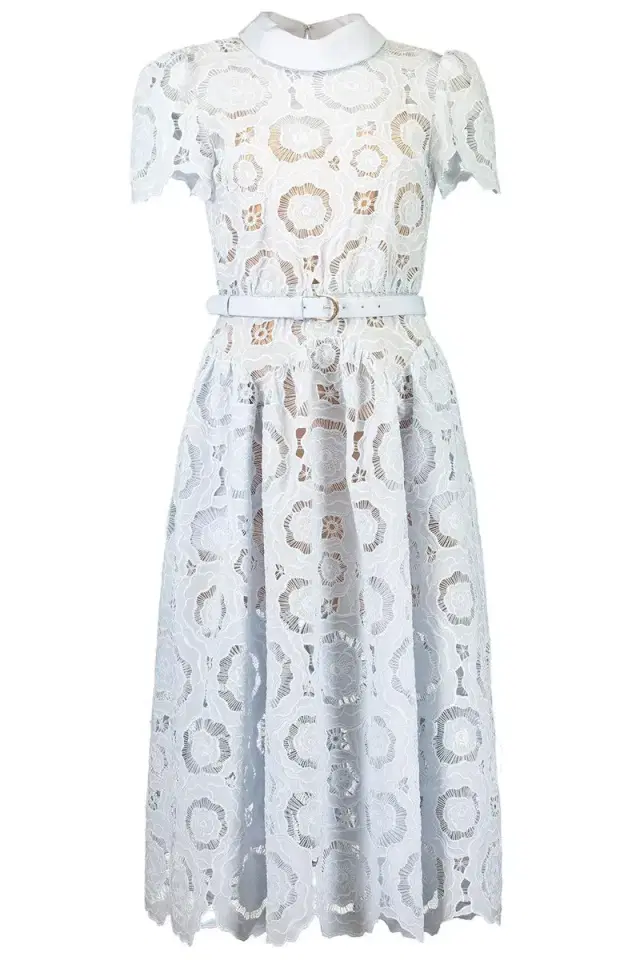 Floral Short Sleeve Midi Dress