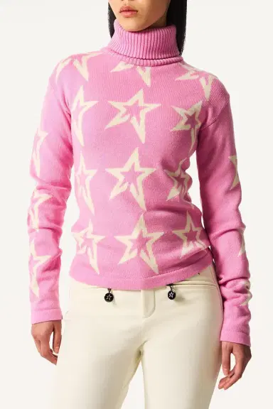 Perfect Moment Star Dust Sweater - Lilac White | Thumbnail 3 Perfect Moment Star Dust Sweater - Lilac White | Thumbnail 3