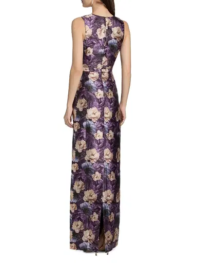 SACHIN & BABI Women's Adellyn Floral Sleeveless Gown | Thumbnail 5 SACHIN & BABI Women's Adellyn Floral Sleeveless Gown | Thumbnail 5