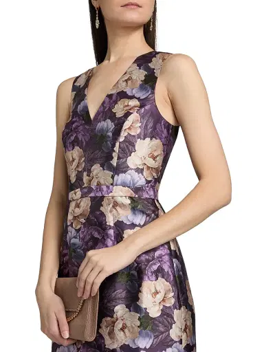 SACHIN & BABI Women's Adellyn Floral Sleeveless Gown | Thumbnail 6 SACHIN & BABI Women's Adellyn Floral Sleeveless Gown | Thumbnail 6