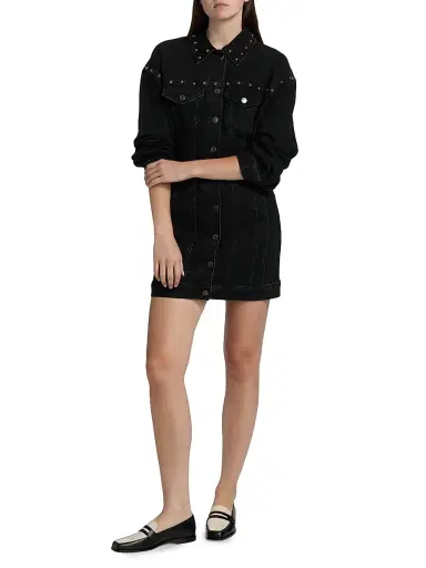RAILS Women's Ladera Studded Denim Mini-Shirtdress | Thumbnail 2 RAILS Women's Ladera Studded Denim Mini-Shirtdress | Thumbnail 2