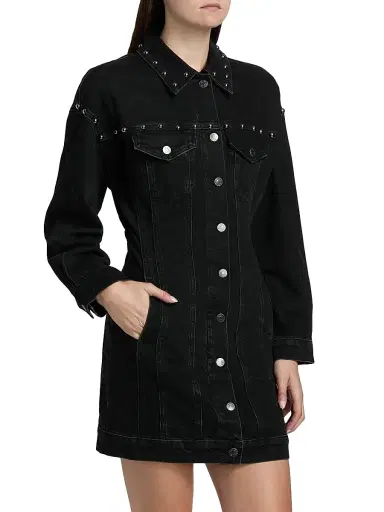 RAILS Women's Ladera Studded Denim Mini-Shirtdress | Thumbnail 4 RAILS Women's Ladera Studded Denim Mini-Shirtdress | Thumbnail 4