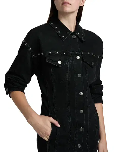 RAILS Women's Ladera Studded Denim Mini-Shirtdress | Thumbnail 6 RAILS Women's Ladera Studded Denim Mini-Shirtdress | Thumbnail 6