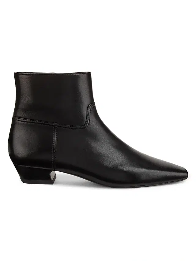 Stuart Weitzman Women's Stassi Leather Ankle Boots - Black