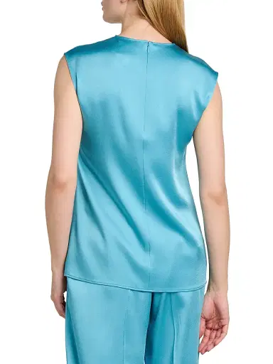 Stella McCartney Women's Satin Sleeveless Top | Thumbnail 5 Stella McCartney Women's Satin Sleeveless Top | Thumbnail 5
