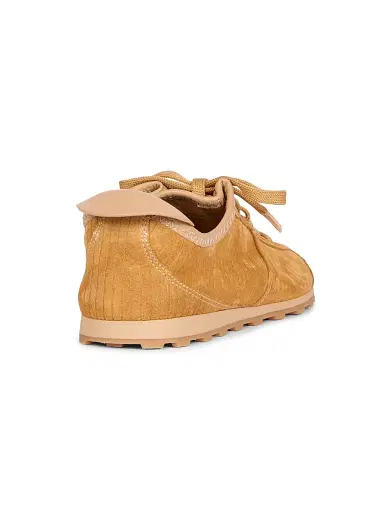 Jacquemus Women's Les Tennis Textured Suede Sneakers - Camel | Thumbnail 3 Jacquemus Women's Les Tennis Textured Suede Sneakers - Camel | Thumbnail 3