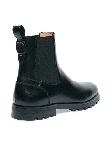 Santoni Women's Jean Leather Chelsea Booties - Black - Size 12 | Thumbnail 8 Santoni Women's Jean Leather Chelsea Booties - Black - Size 12 | Thumbnail 8