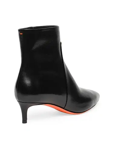 Santoni Women's 45MM Leather Kitten-Heel Ankle Boots - Black - Size 11 | Thumbnail 2 Santoni Women's 45MM Leather Kitten-Heel Ankle Boots - Black - Size 11 | Thumbnail 2