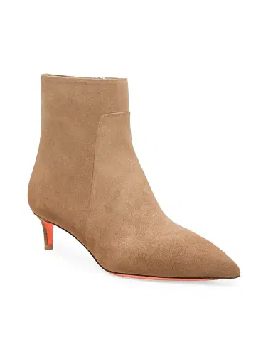 Santoni Women's Suede Ankle Boots - Brown - Size 11 | Thumbnail 2 Santoni Women's Suede Ankle Boots - Brown - Size 11 | Thumbnail 2