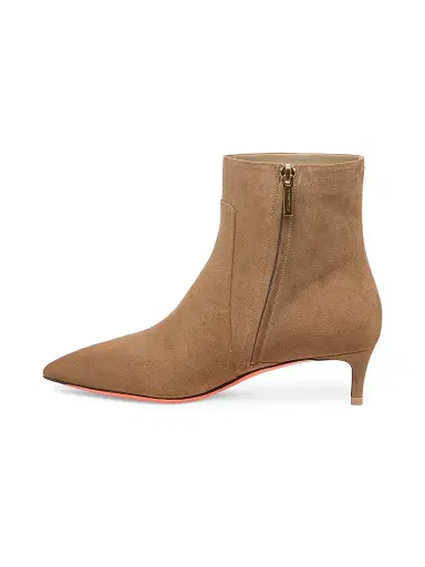 Santoni Women's Suede Ankle Boots - Brown - Size 11 | Thumbnail 6 Santoni Women's Suede Ankle Boots - Brown - Size 11 | Thumbnail 6