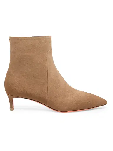 Santoni Women's Suede Ankle Boots - Brown - Size 11 | Thumbnail 1 Santoni Women's Suede Ankle Boots - Brown - Size 11 | Thumbnail 1