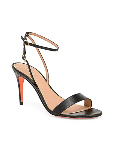 Santoni Women's Strappy Leather Stiletto Sandals | Thumbnail 2
