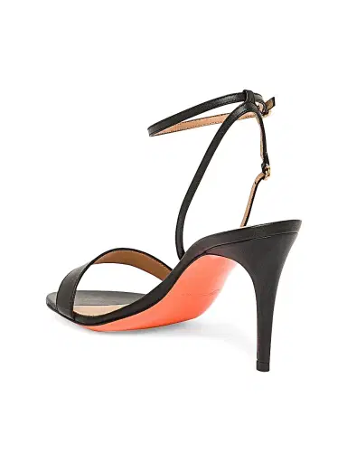 Santoni Women's Strappy Leather Stiletto Sandals | Thumbnail 3