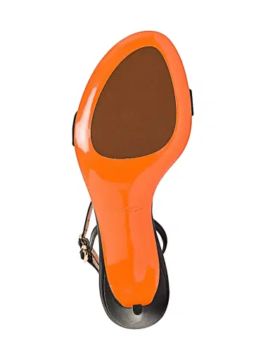 Santoni Women's Strappy Leather Stiletto Sandals | Thumbnail 6