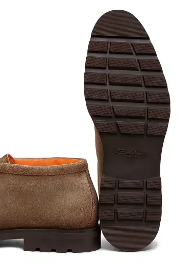 Santoni Men's Rock Suede Chukka Boots - Brown - Size 13 | Thumbnail 6 Santoni Men's Rock Suede Chukka Boots - Brown - Size 13 | Thumbnail 6