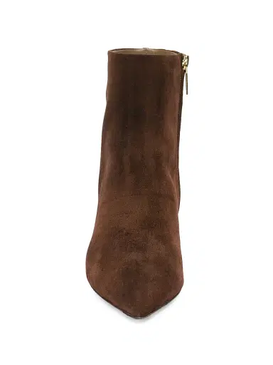 Santoni Women's Giulie 55MM Suede Booties - Brown - Size 11.5 | Thumbnail 3