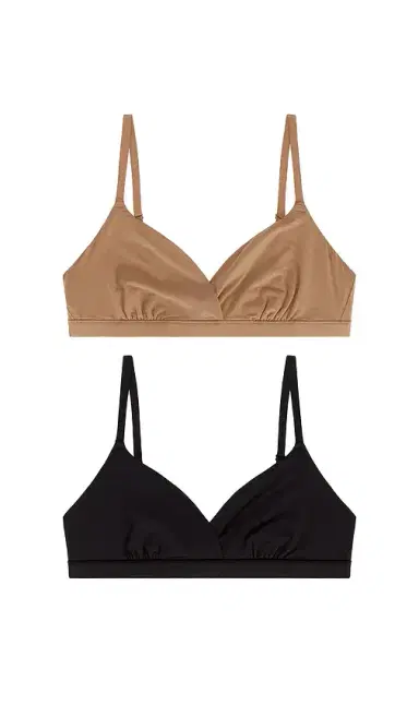 Skims Fits Everybody Crossover Bralette 2 Pack | Thumbnail 1 Skims Fits Everybody Crossover Bralette 2 Pack | Thumbnail 1