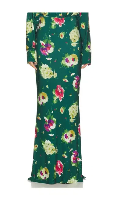 Norma Kamali Obie Long Skirt | Thumbnail 1 Norma Kamali Obie Long Skirt | Thumbnail 1