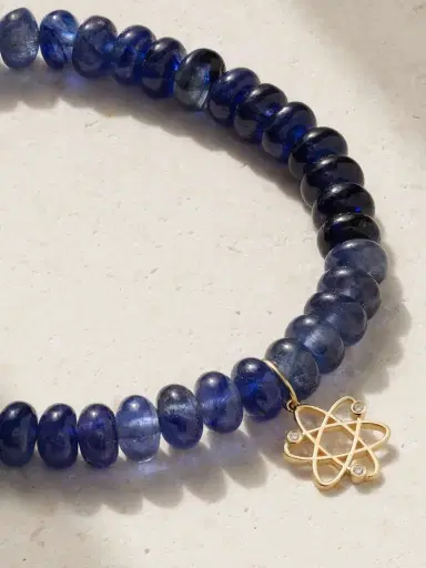Sydney Evan Cosmos 14-karat Gold, Sapphire And Diamond Bracelet | Thumbnail 4