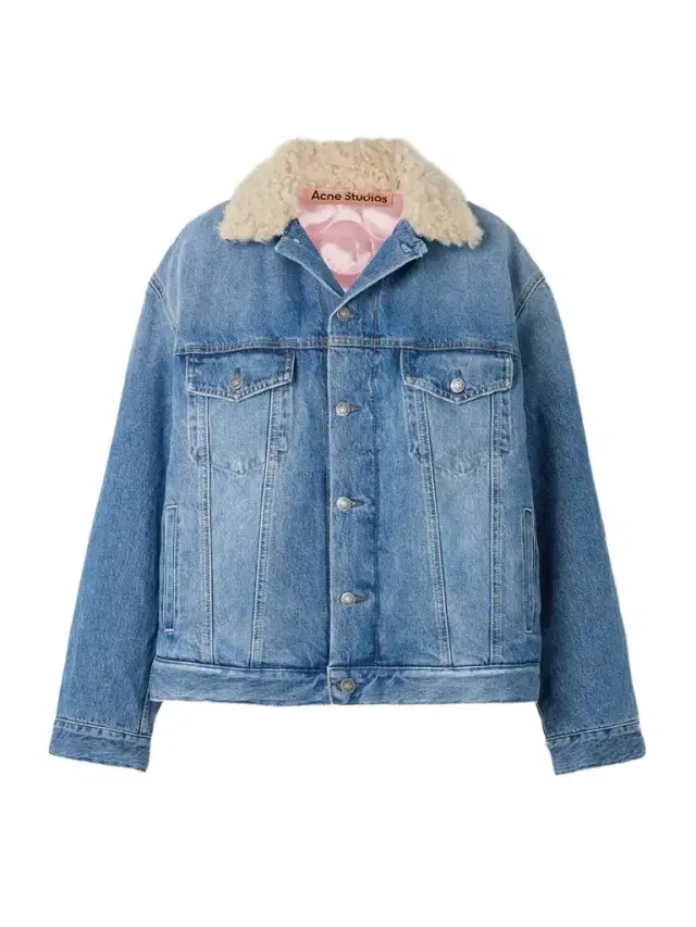 Robert Plush-trimmed Padded Denim Jacket