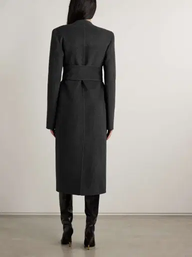 Khaite Jelson Belted Wool-felt Coat | Thumbnail 3 Khaite Jelson Belted Wool-felt Coat | Thumbnail 3