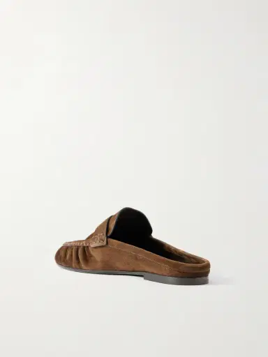 Saint Laurent Le Loafer Suede Slippers | Thumbnail 3 Saint Laurent Le Loafer Suede Slippers | Thumbnail 3