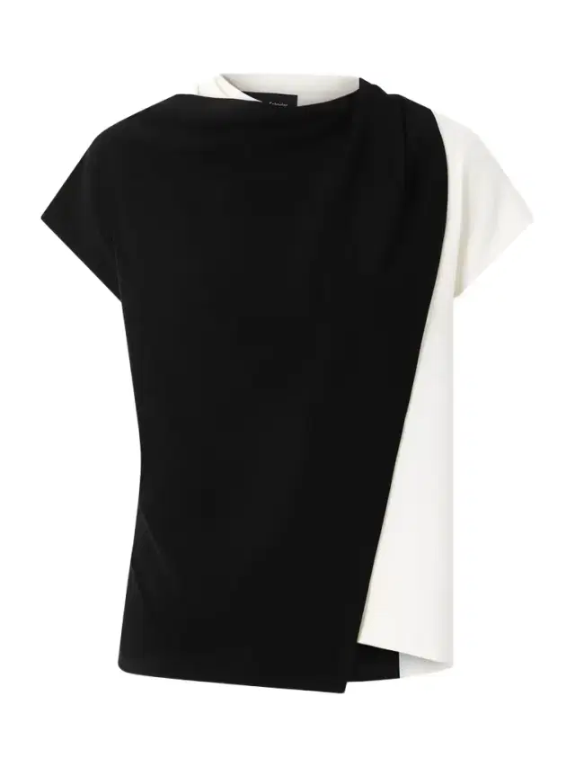 Elsa Asymmetric Crepe Top