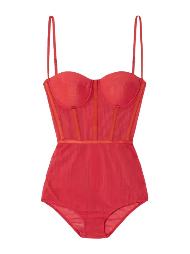 Rebellion Mesh Corset Bodysuit
