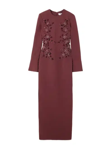 Rebecca Vallance Lulee Embellished Crepe Gown | Thumbnail 1 Rebecca Vallance Lulee Embellished Crepe Gown | Thumbnail 1