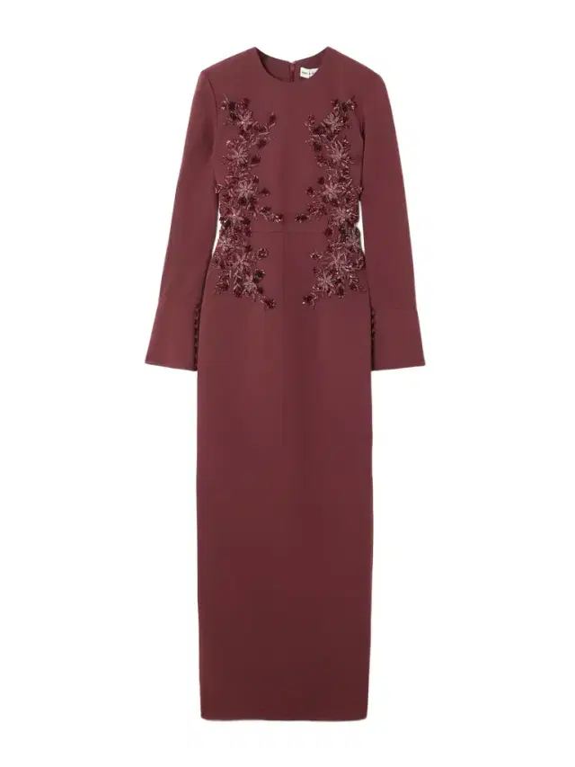 Lulee Embellished Crepe Gown