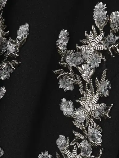 Rebecca Vallance Zephyr Embellished Crepe Gown | Thumbnail 4
