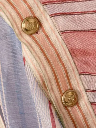 Zimmermann Rebellion Patchwork Striped Linen And Silk-blend Voile Midi Wrap Dress | Thumbnail 4