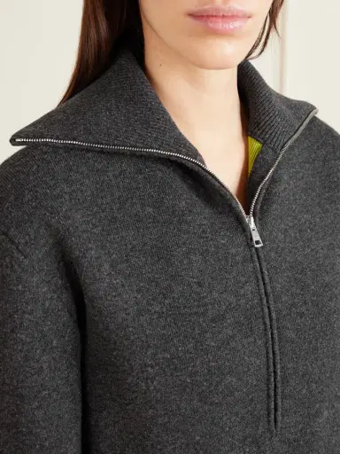 Gucci Striped Wool-blend Half-zip Polo Sweater | Thumbnail 5 Gucci Striped Wool-blend Half-zip Polo Sweater | Thumbnail 5