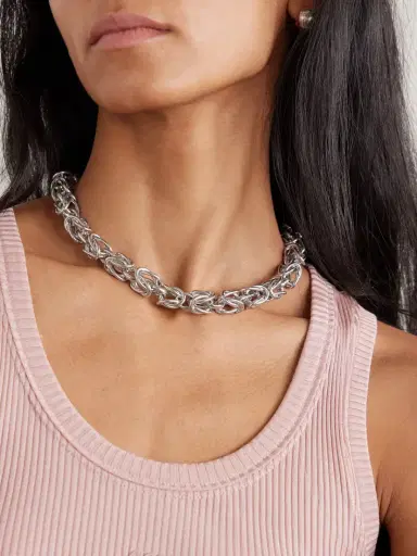 TOTEME Byzantine Rhodium-plated Necklace | Thumbnail 2 TOTEME Byzantine Rhodium-plated Necklace | Thumbnail 2